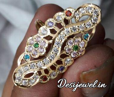 New and Latest Design of Rajasthani Desi gold Ladies-Ring 