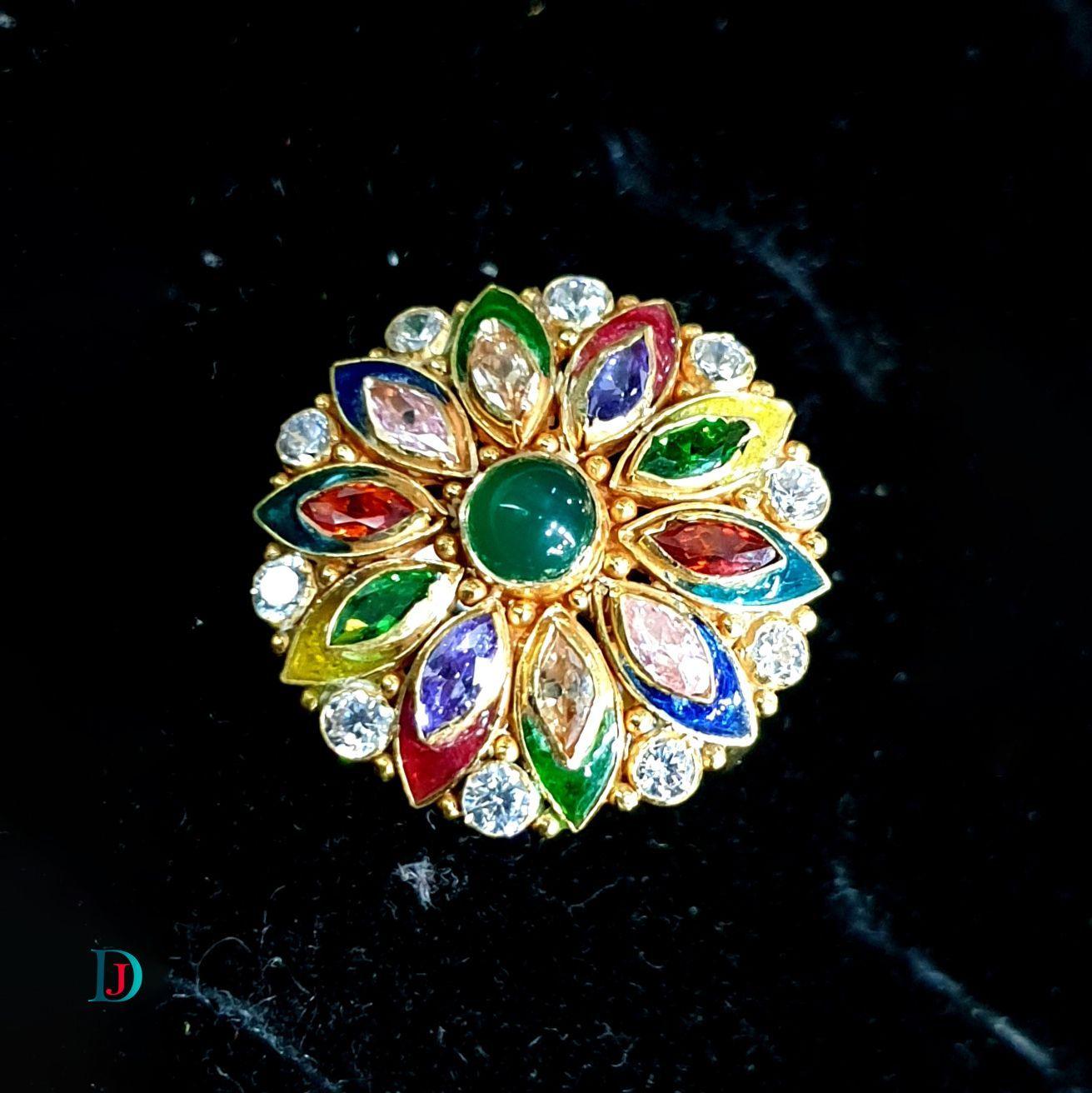 New and Latest Design of Desi Indian Rajasthani Gold Ladies-Ring 