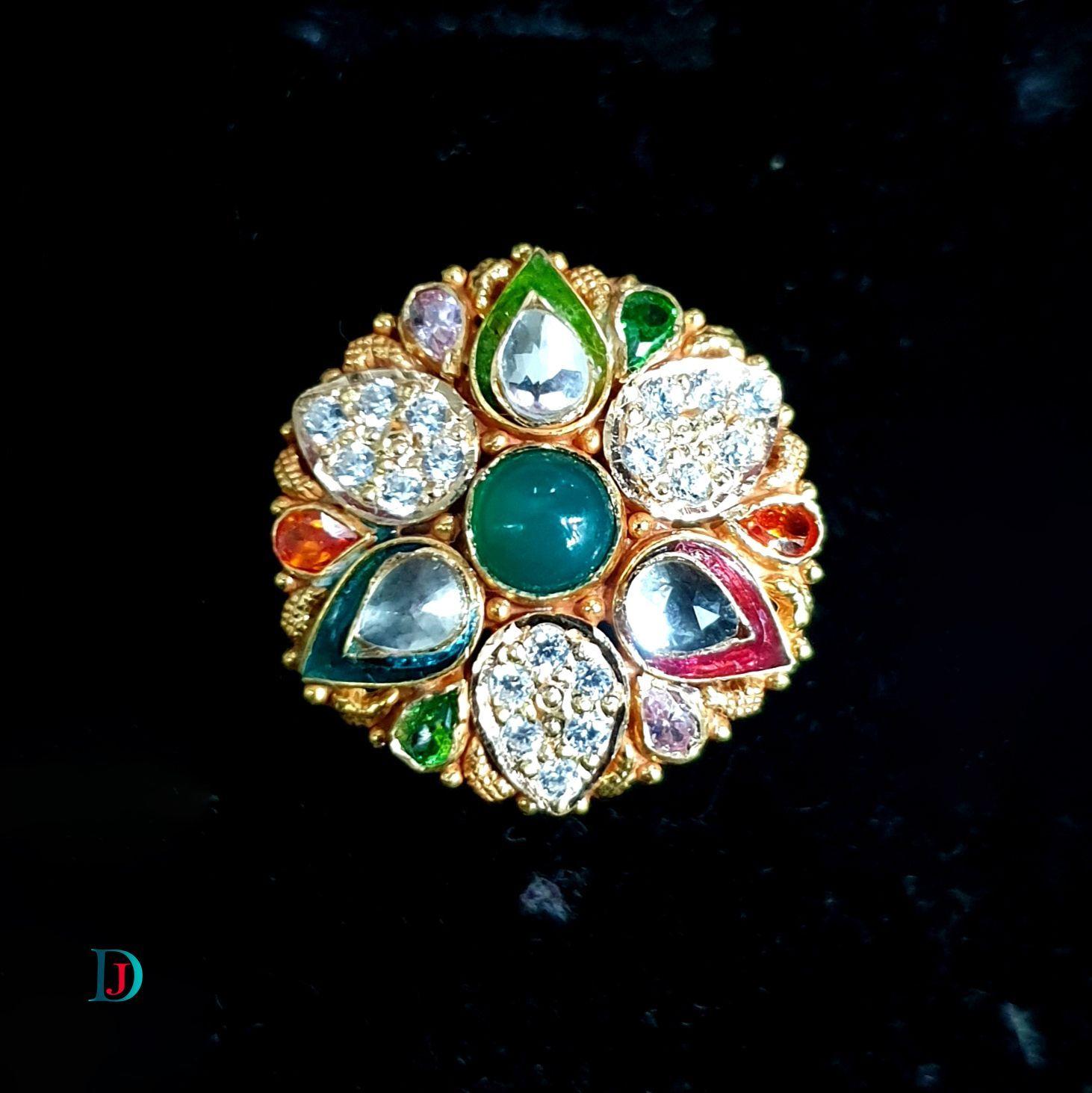 New and Latest Design of Desi Indian Rajasthani Gold Ladies-Ring 