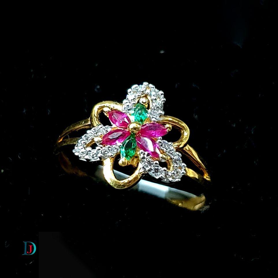 New and Latest Design of Desi Indian Rajasthani Gold Ladies-Ring 
