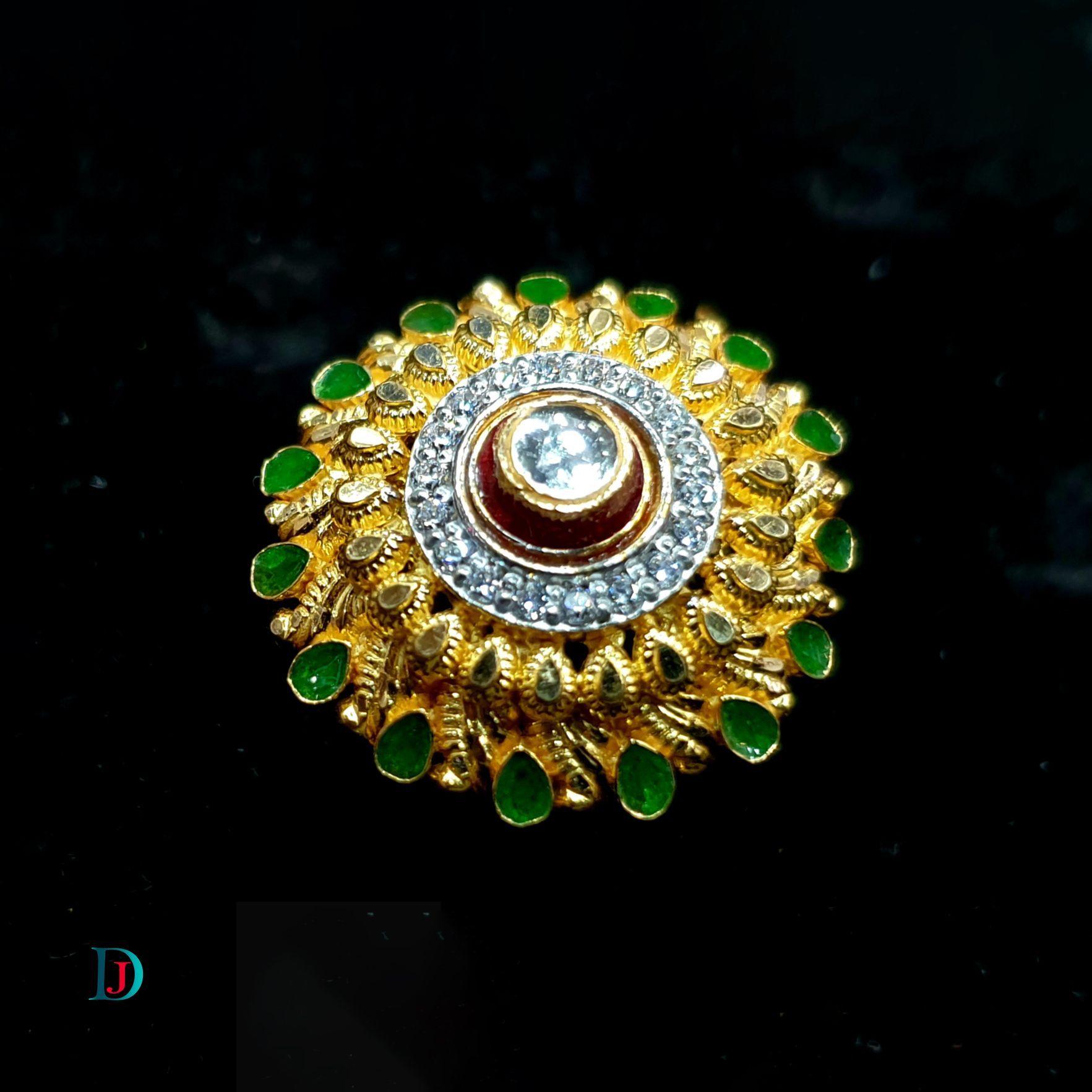 New and Latest Design of Desi Indian Rajasthani Gold Ladies-Ring 