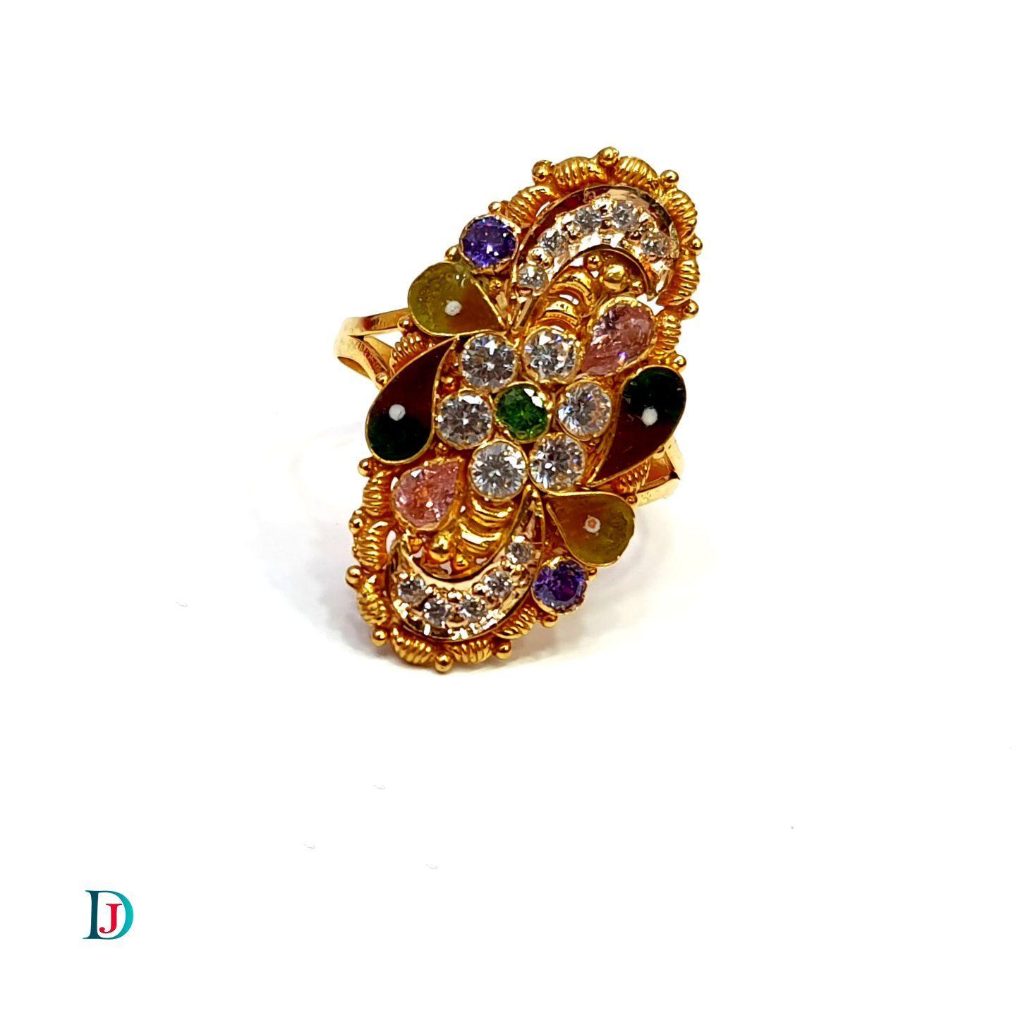 New and Latest Design of Desi Indian Rajasthani Gold Ladies-Ring 