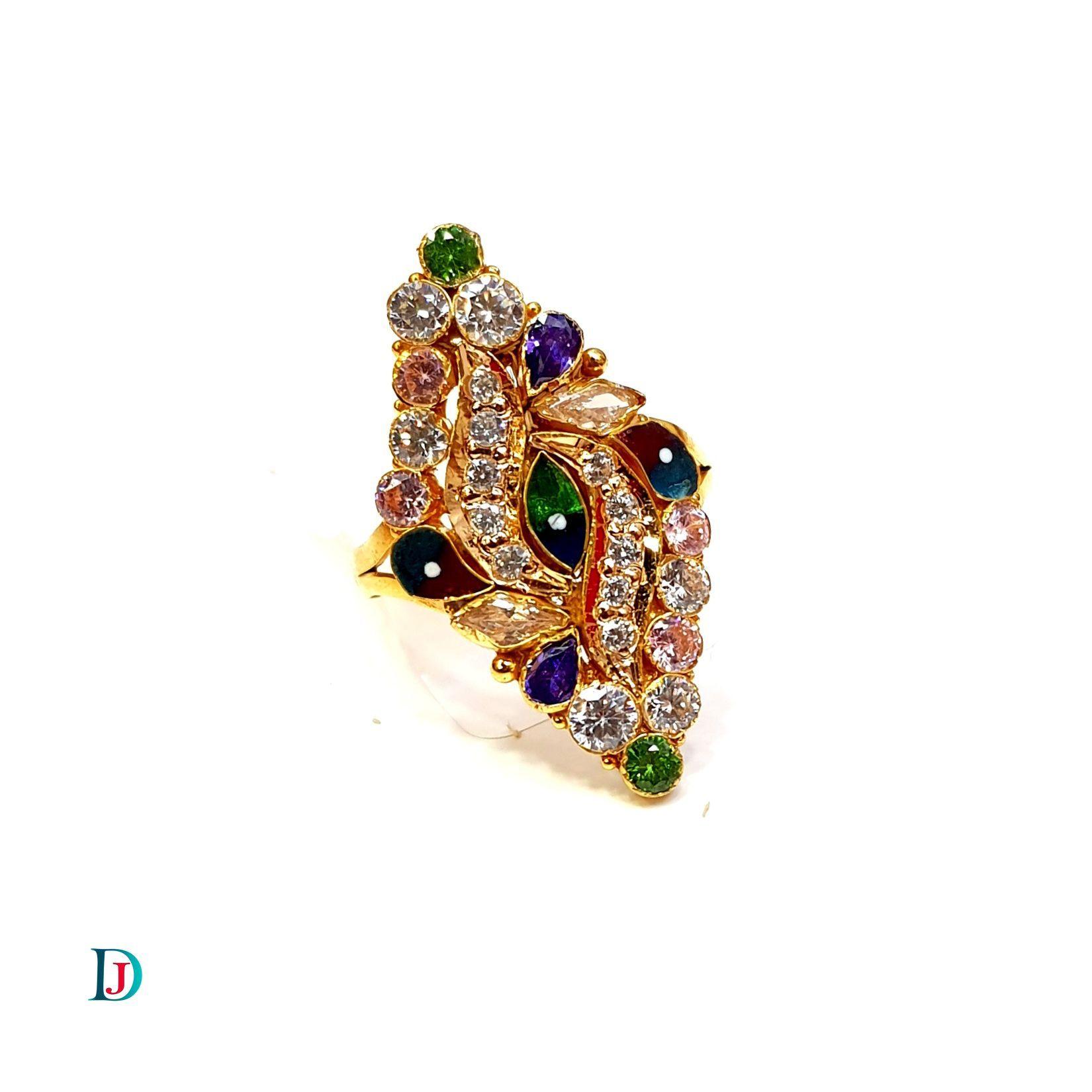 New and Latest Design of Desi Indian Rajasthani Gold Ladies-Ring 