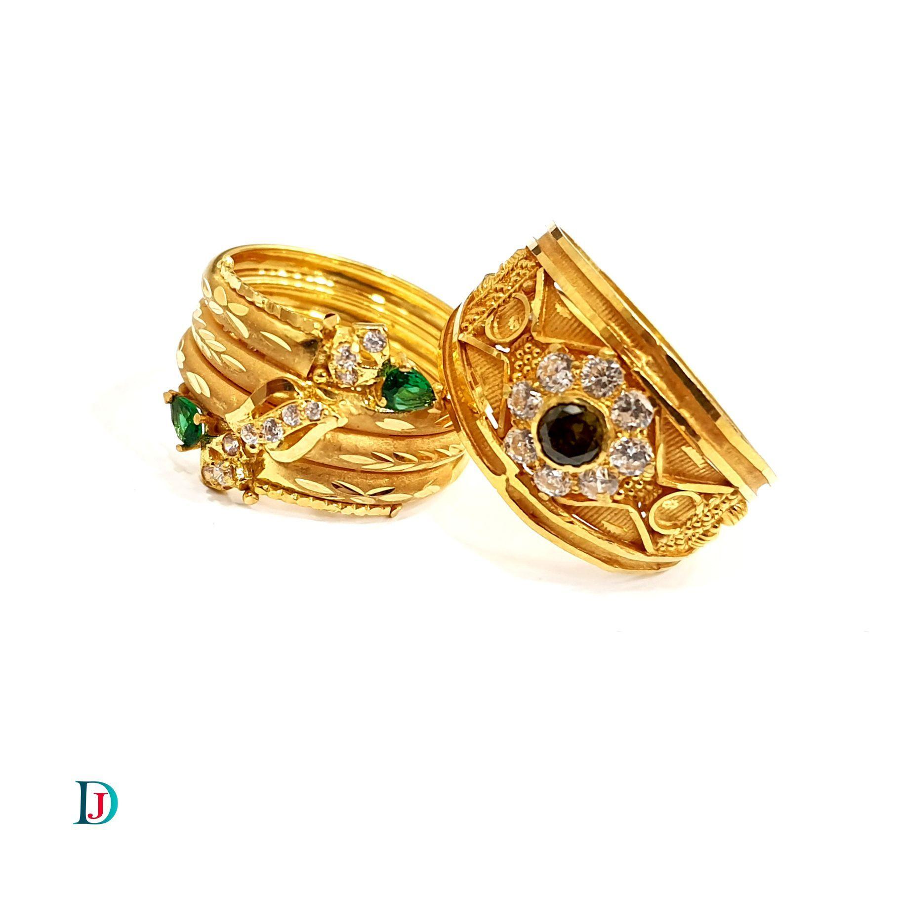 New and Latest Design of Desi Indian Rajasthani Gold Ladies-Ring 