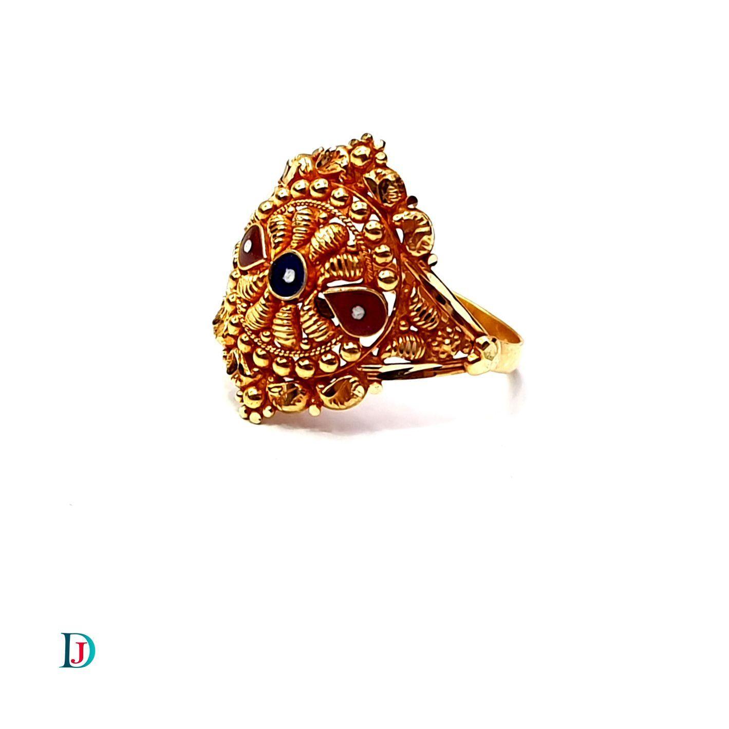 New and Latest Design of Desi Indian Rajasthani Gold Ladies-Ring 