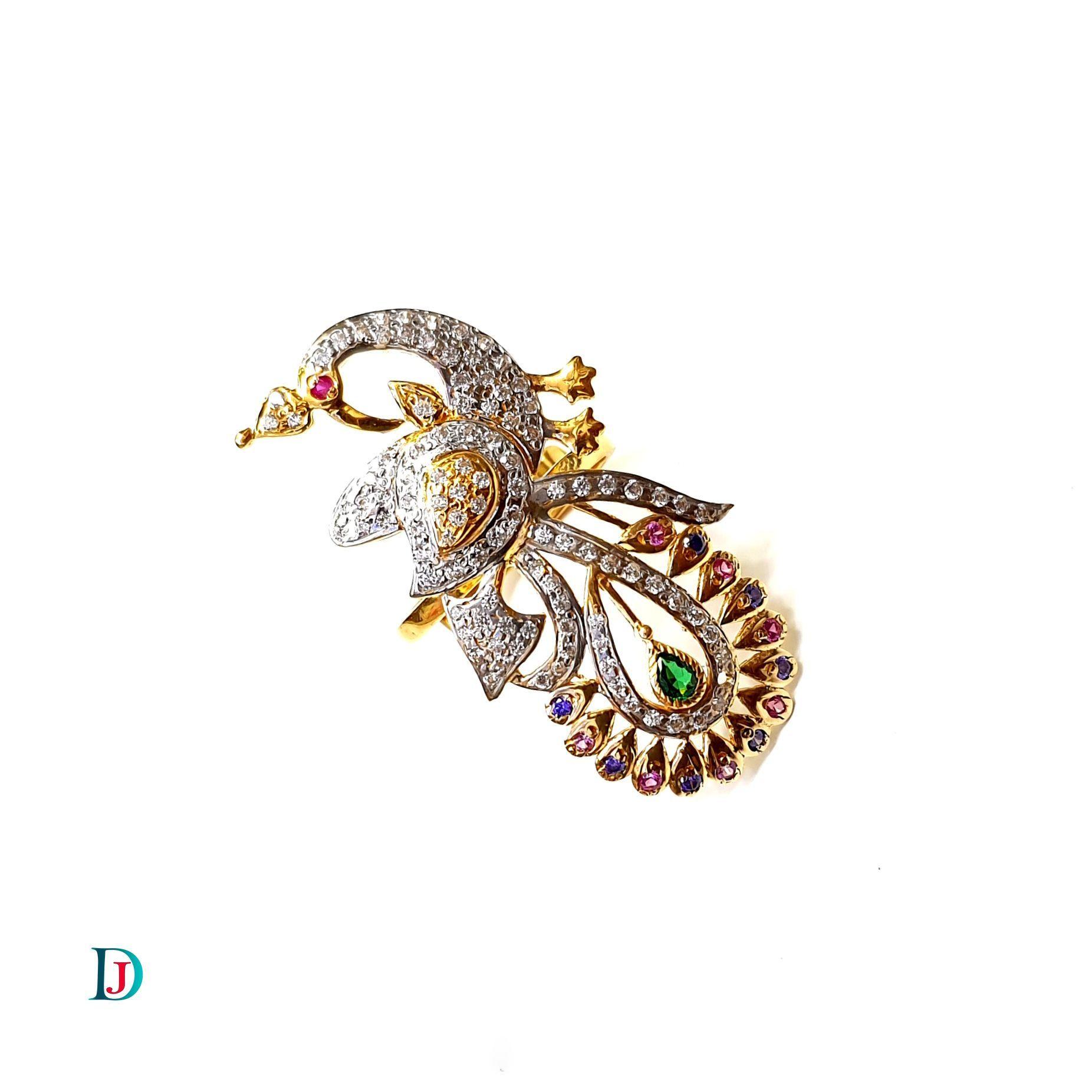 New and Latest Design of Desi Indian Rajasthani Gold Ladies-Ring 