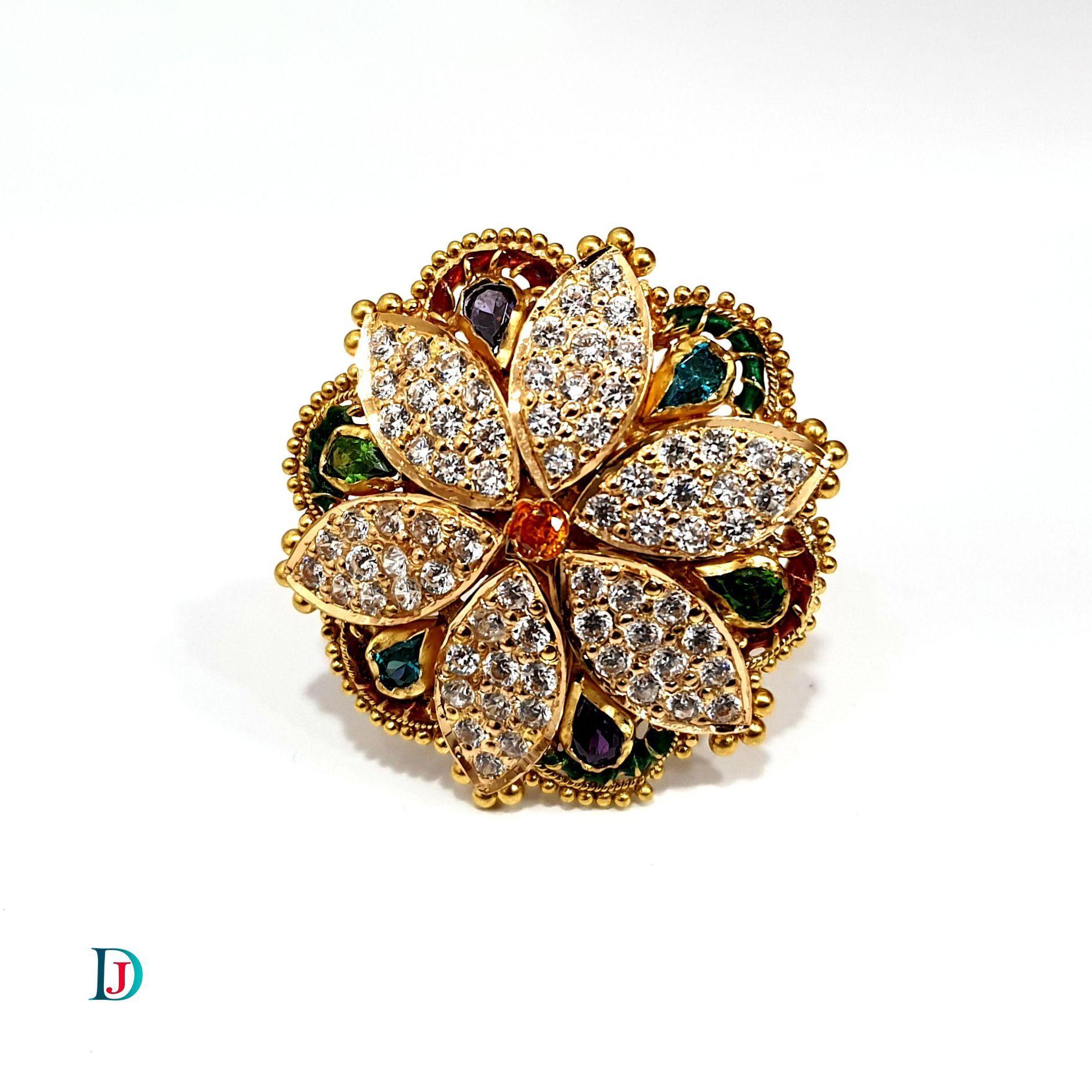 New and Latest Design of Desi Indian Rajasthani Gold Ladies-Ring 