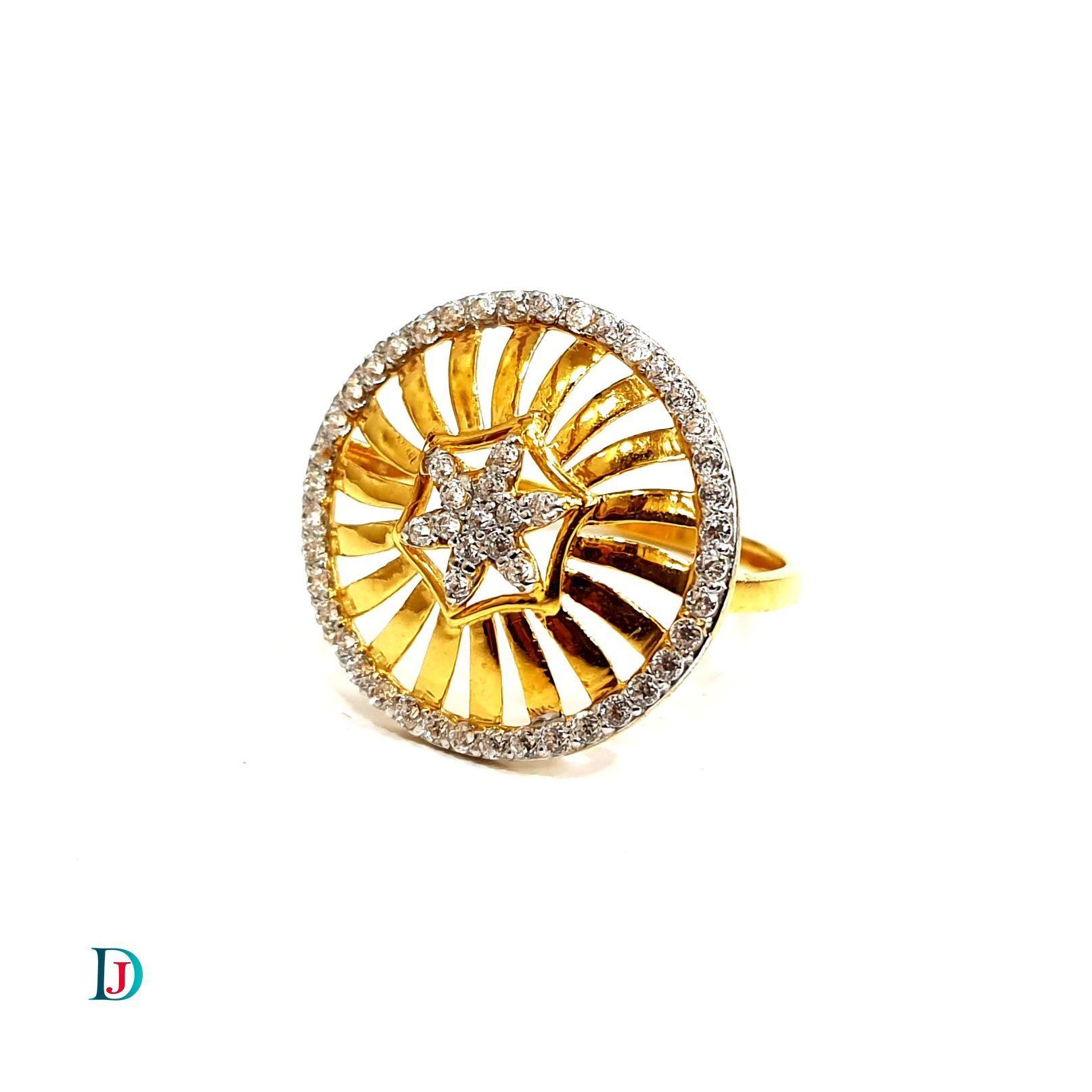 New and Latest Design of Desi Indian Rajasthani Gold Ladies-Ring 
