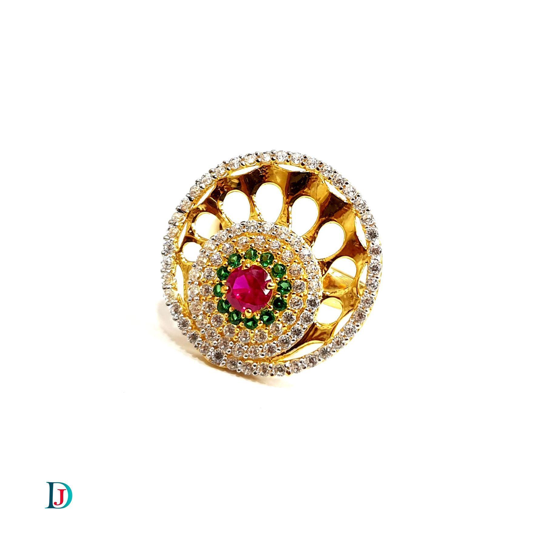 New and Latest Design of Desi Indian Rajasthani Gold Ladies-Ring 