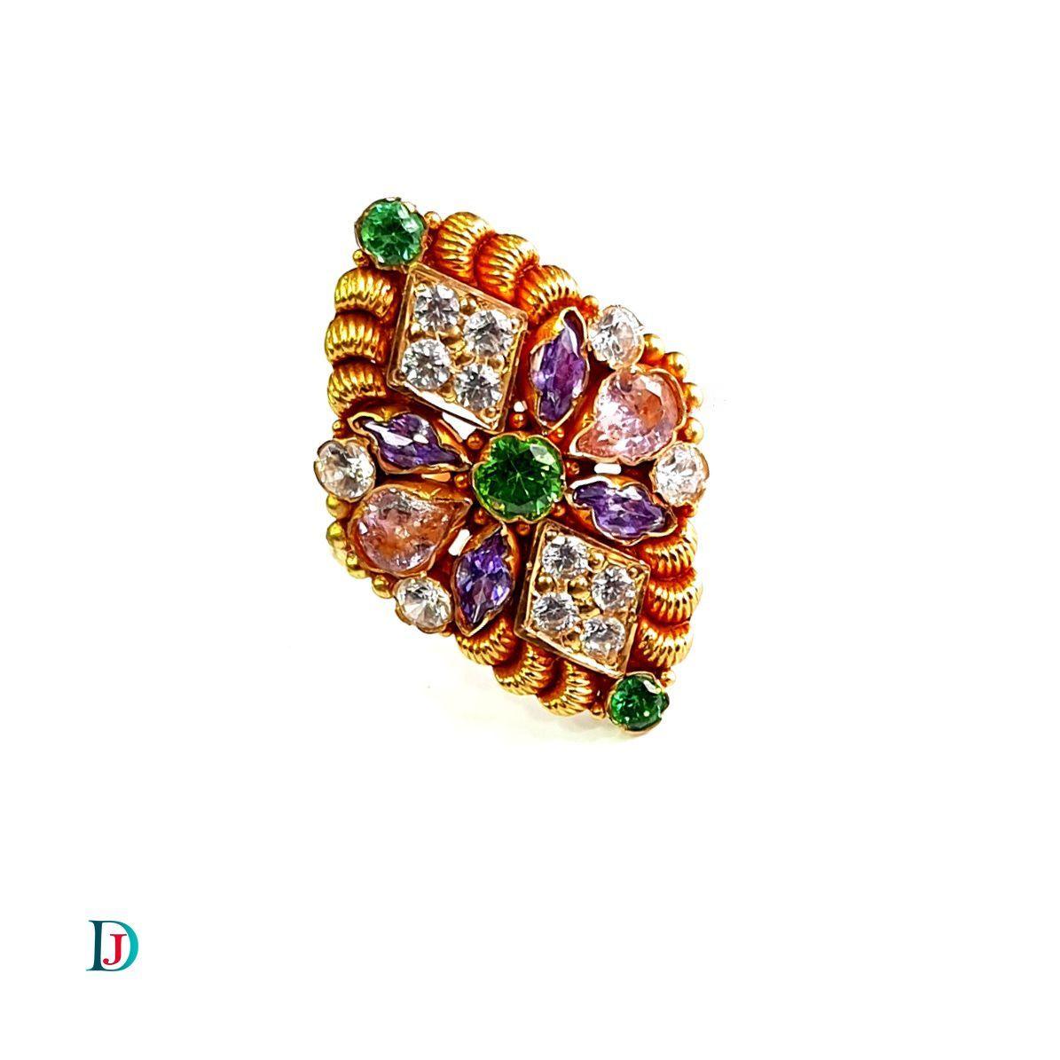 New and Latest Design of Desi Indian Rajasthani Gold Ladies-Ring 