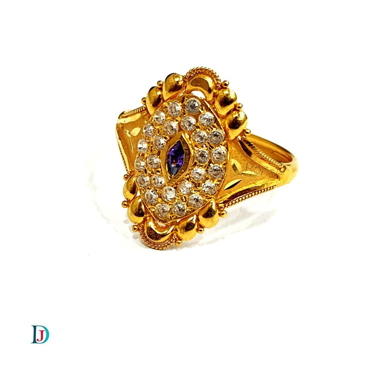 New and Latest Design of Desi Indian Rajasthani Gold Ladies-Ring 