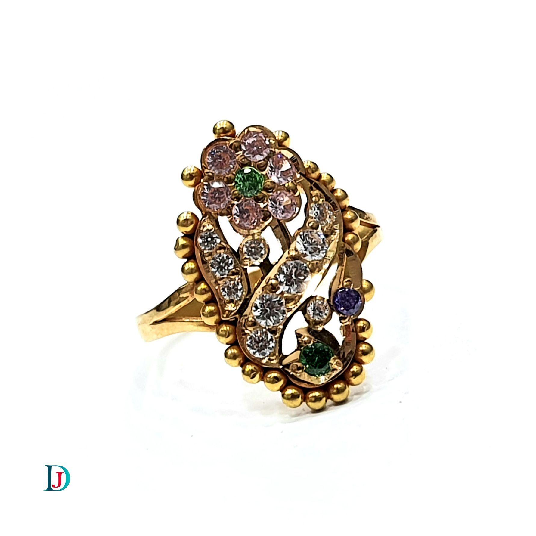 New and Latest Design of Desi Indian Rajasthani Gold Ladies-Ring 