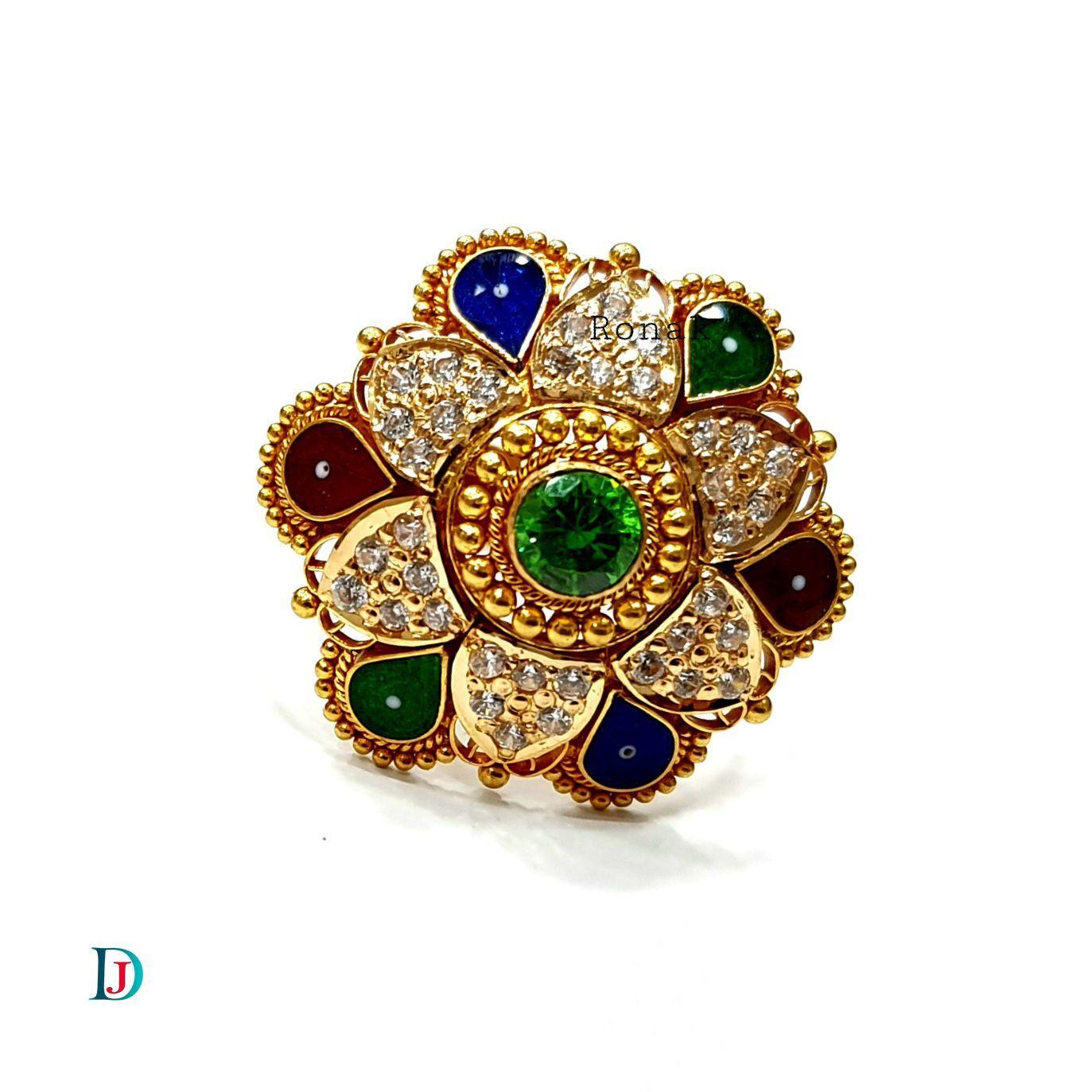 New and Latest Design of Desi Indian Rajasthani Gold Ladies-Ring 