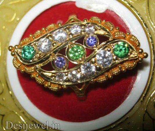 New and Latest Design of Rajasthani Desi gold Ladies-Ring  with weight 3 gm