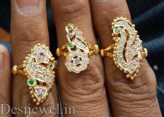 New and Latest Design of Rajasthani Desi gold Ladies-Ring 