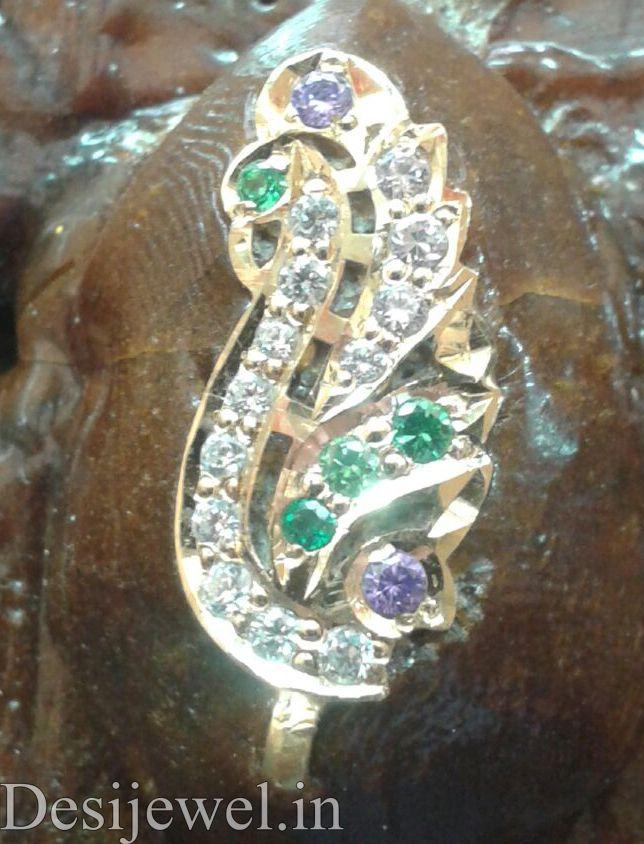 New and Latest Design of Rajasthani Desi gold Ladies-Ring  with weight 3 gm