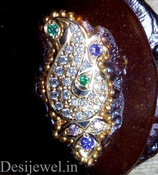 New and Latest Design of Rajasthani Desi gold Ladies-Ring  with weight 5 gm