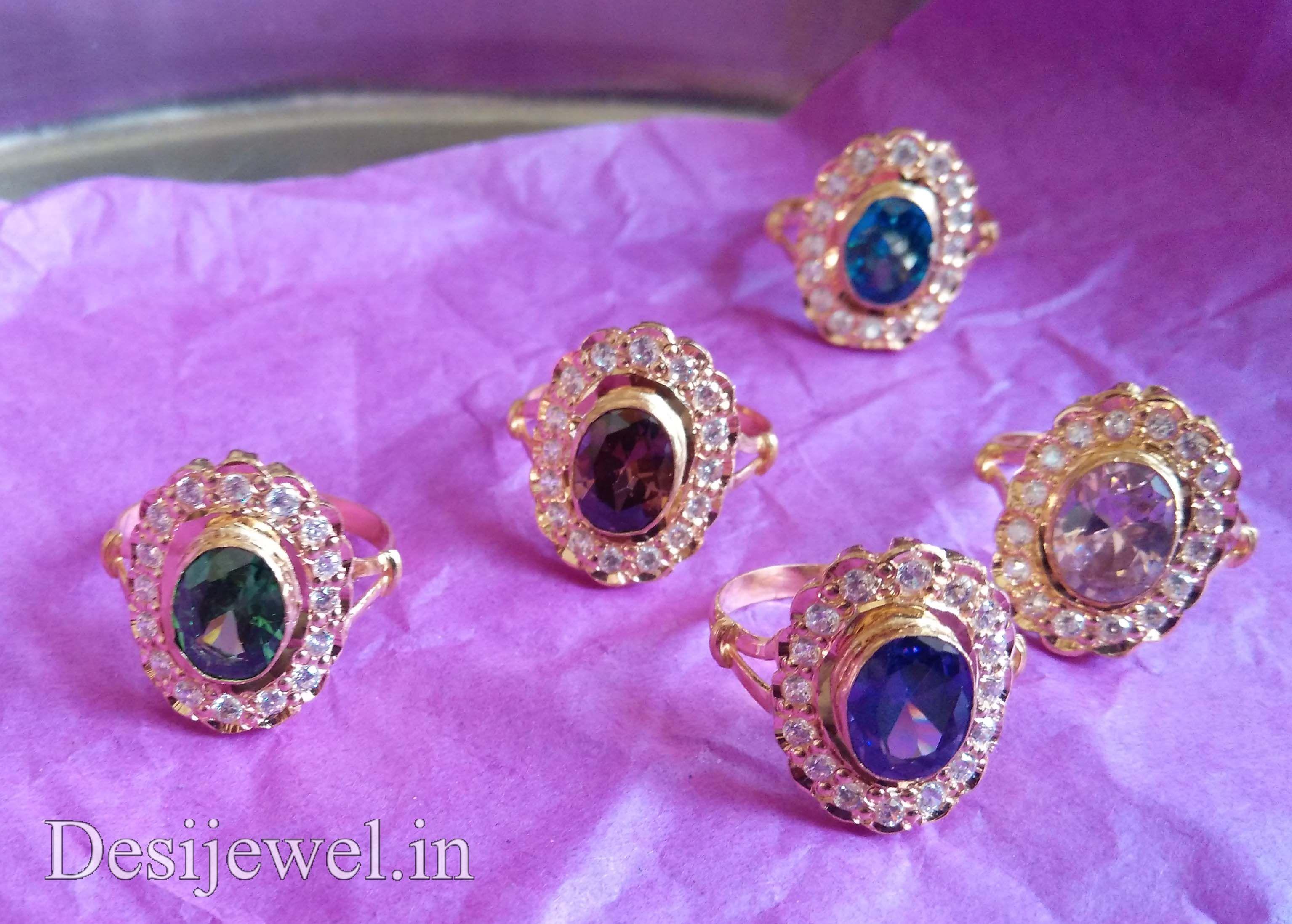 New and Latest Design of Rajasthani Desi gold Ladies-Ring 