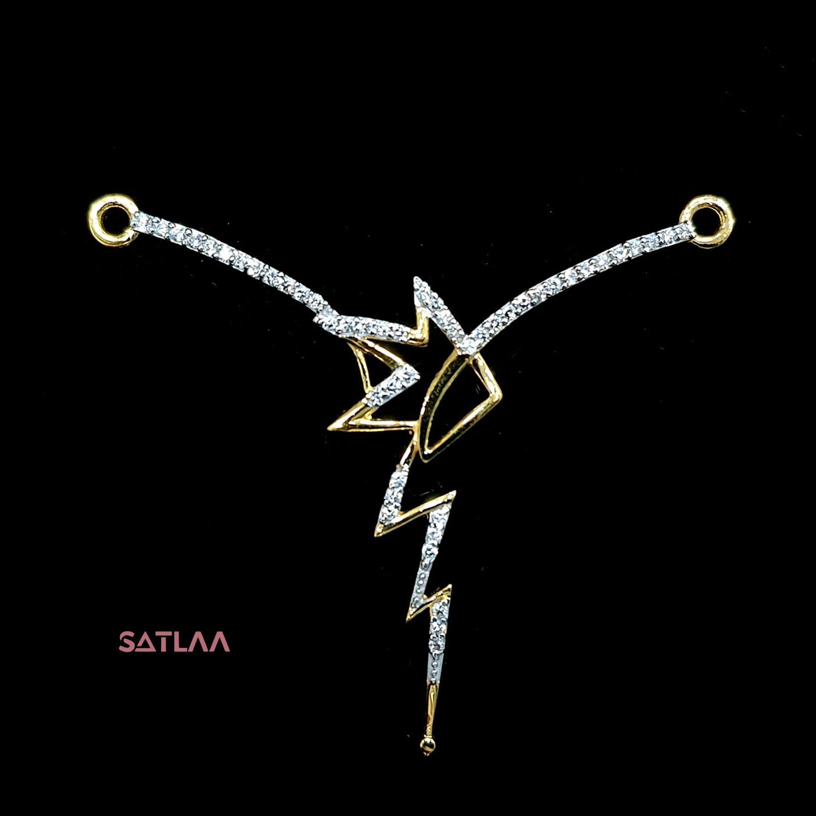 New and Latest Design of Satlaa Desi Indian Rajasthani Gold Mangalsutra 