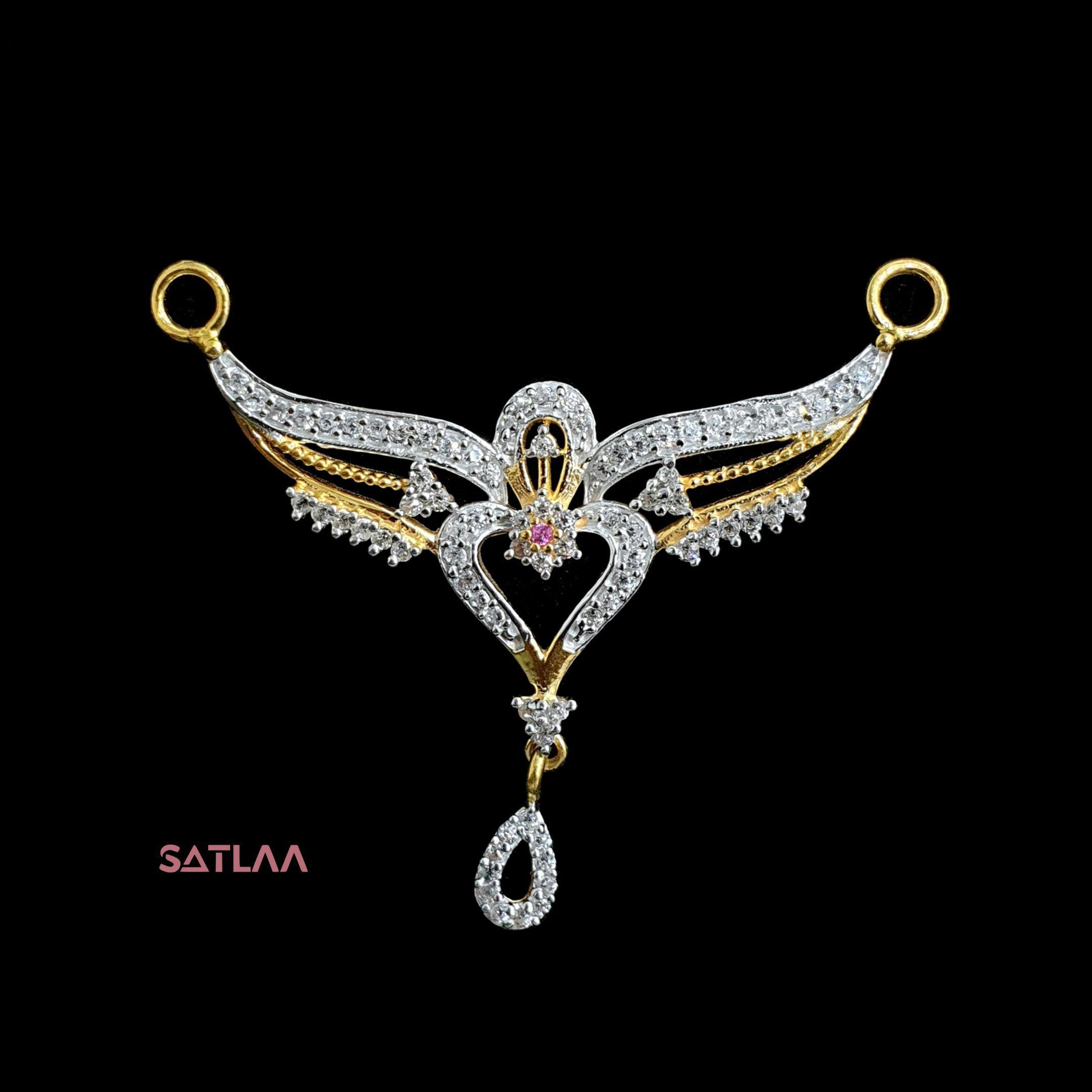 New and Latest Design of Satlaa Desi Indian Rajasthani Gold Mangalsutra 