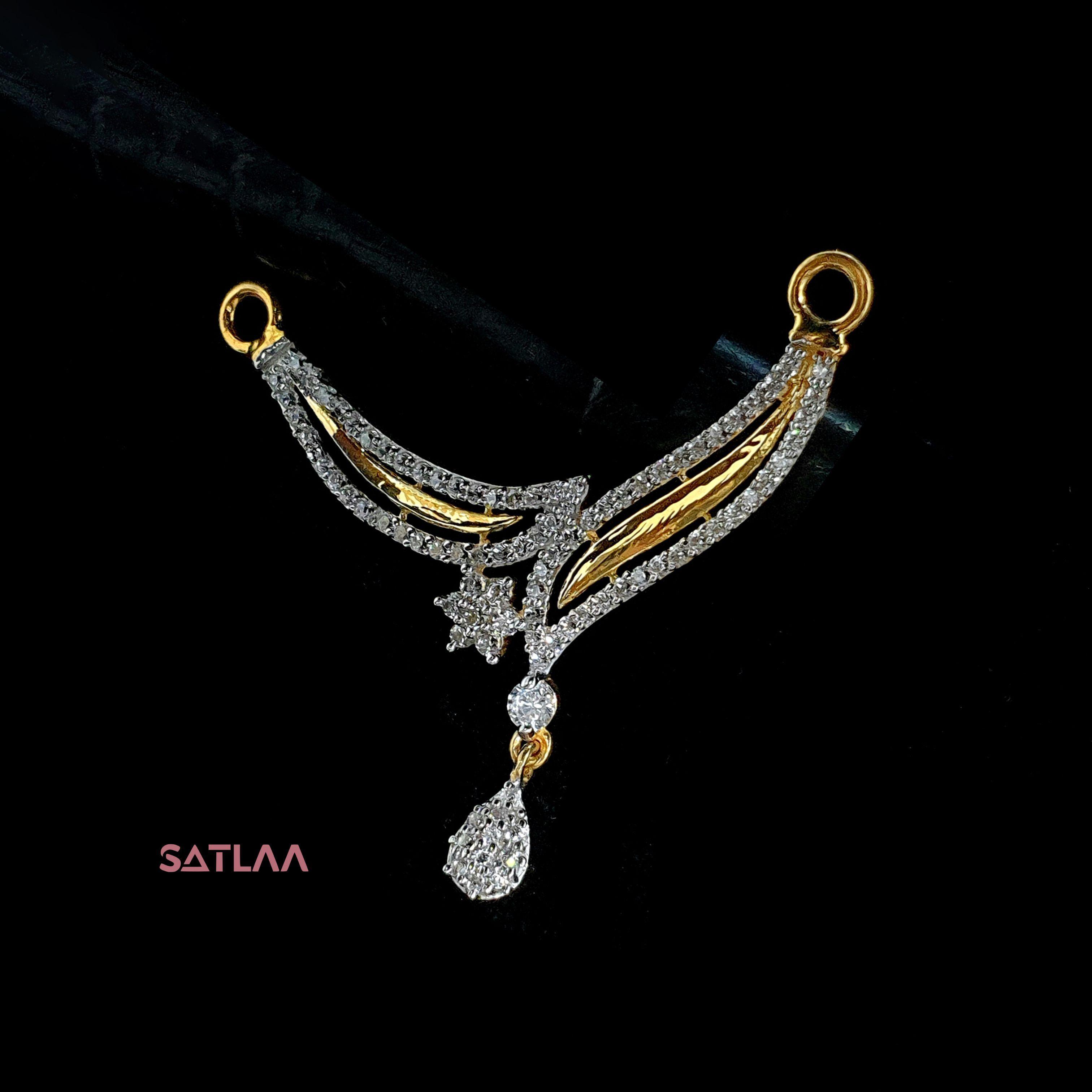New and Latest Design of Satlaa Desi Indian Rajasthani Gold Mangalsutra 