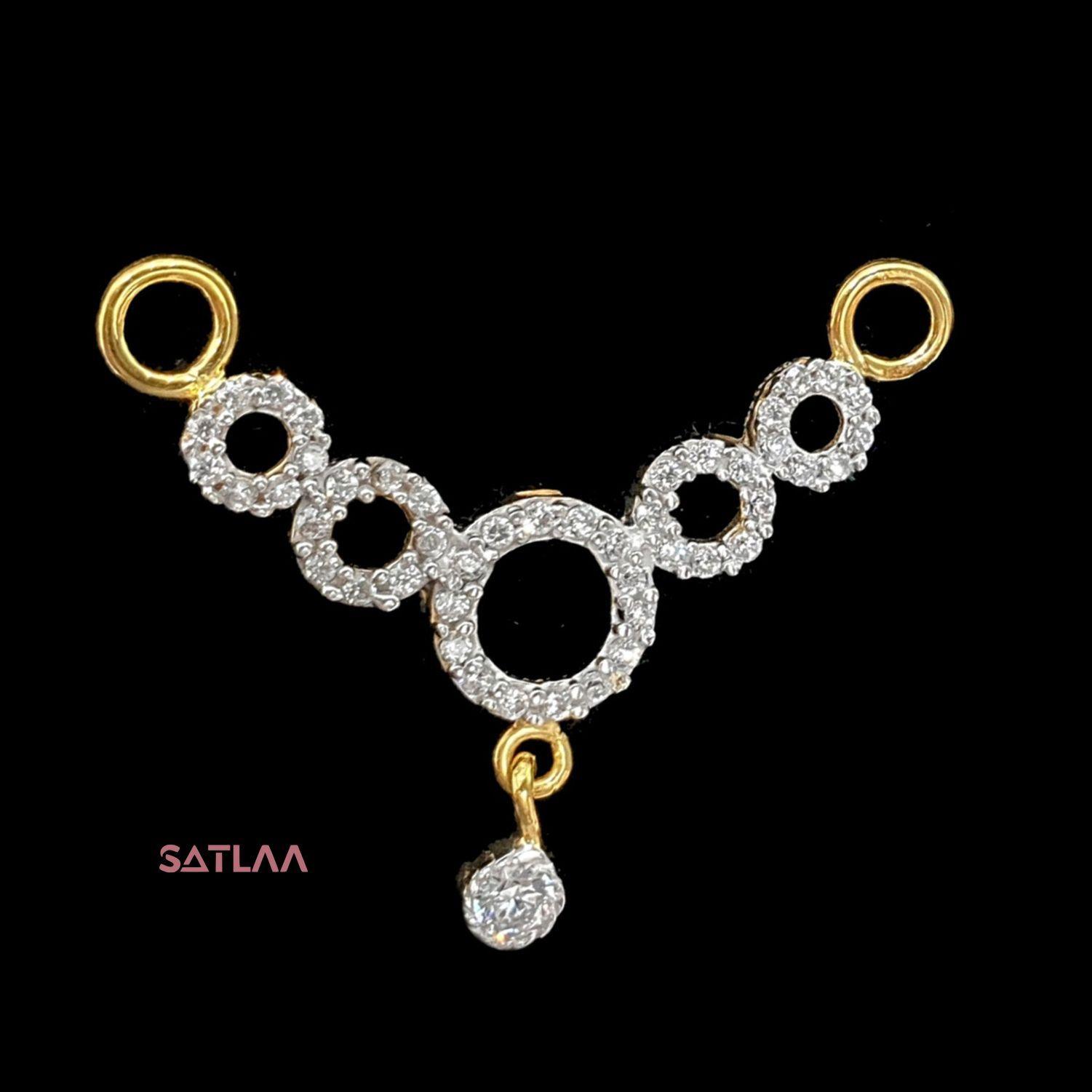 New and Latest Design of Satlaa Desi Indian Rajasthani Gold Mangalsutra 