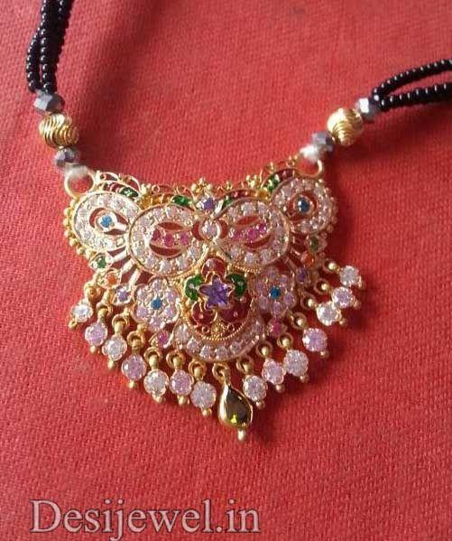 New and Latest Design of Rajasthani Desi gold Mangalsutra 
