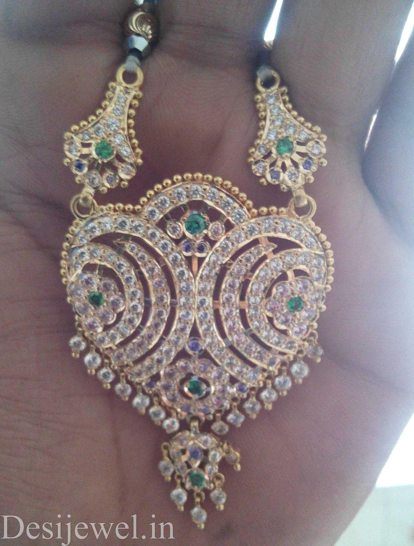 New and Latest Design of Rajasthani Desi gold Mangalsutra 