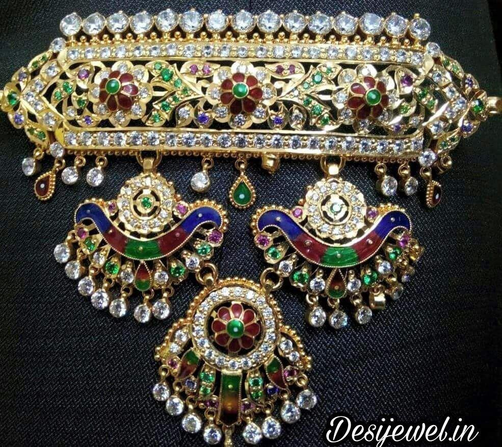 New and Latest Design of Rajasthani Desi gold Mini Gala-Aad 