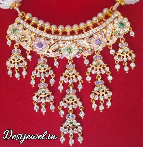 New and Latest Design of Rajasthani Desi gold Mini Gala-Aad 