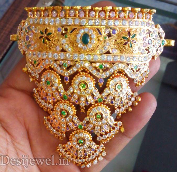 New and Latest Design of Rajasthani Desi gold Mini Gala-Aad 