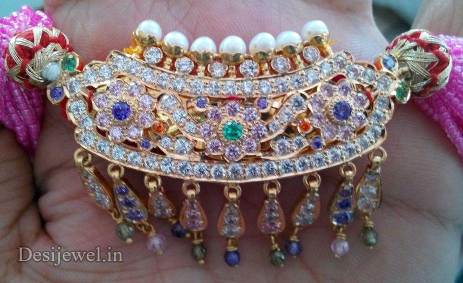 New and Latest Design of Rajasthani Desi gold Mini Gala-Aad 