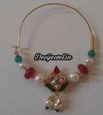 New and Latest Design of Rajasthani Desi gold naak-Nath 