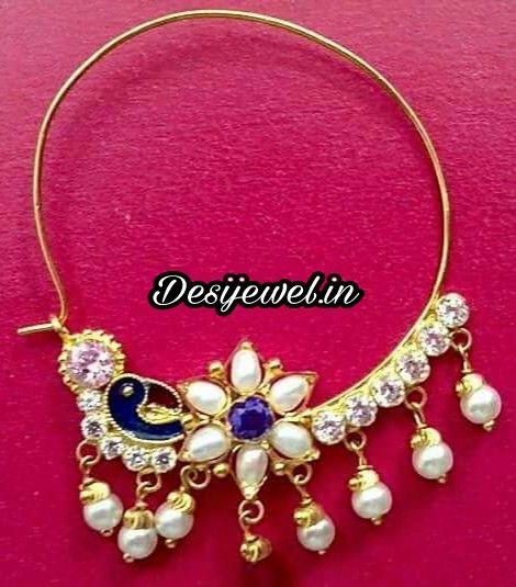 New and Latest Design of Rajasthani Desi gold naak-Nath 