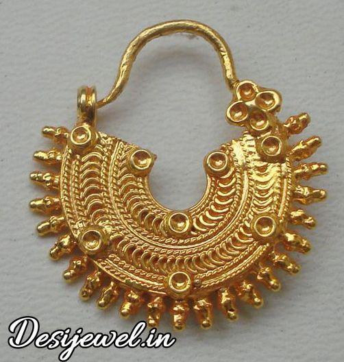 New and Latest Design of Rajasthani Desi gold naak-Nath 