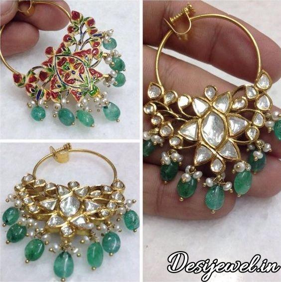 New and Latest Design of Rajasthani Desi gold naak-Nath 