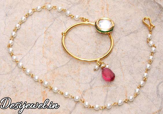 New and Latest Design of Rajasthani Desi gold naak-Nath 