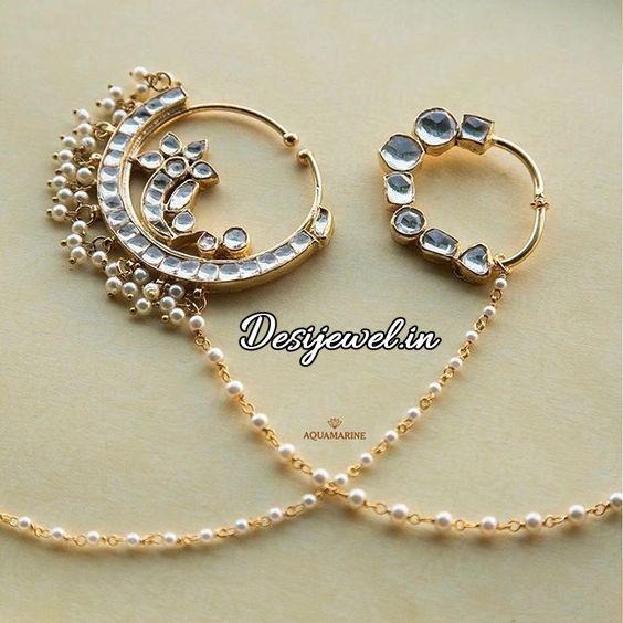 New and Latest Design of Rajasthani Desi gold naak-Nath 
