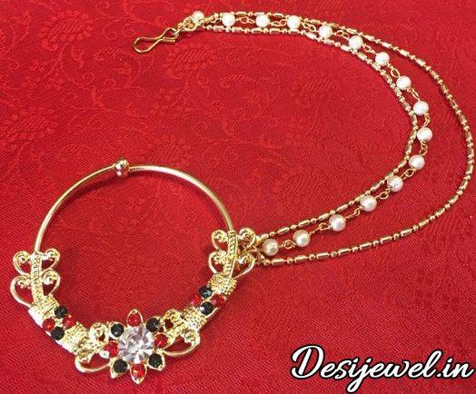 New and Latest Design of Rajasthani Desi gold naak-Nath 