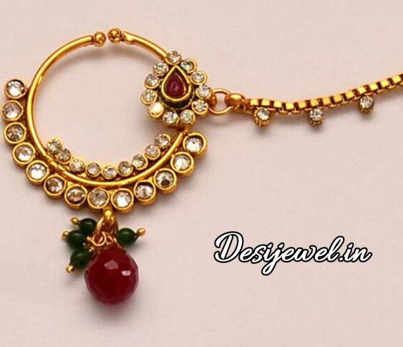 New and Latest Design of Rajasthani Desi gold naak-Nath 