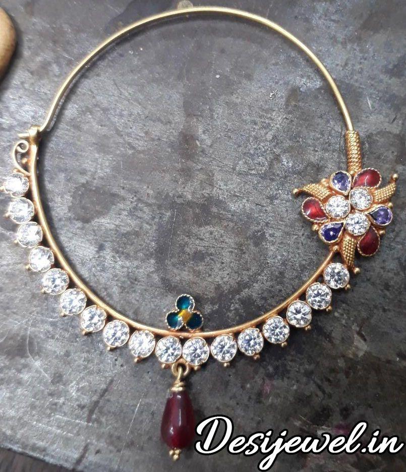 New and Latest Design of Rajasthani Desi gold naak-Nath 