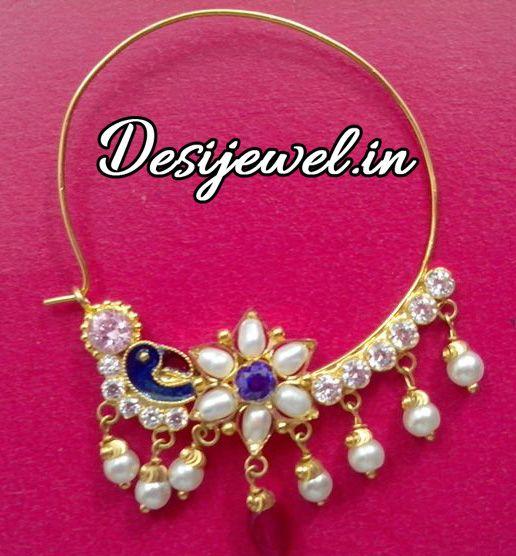 New and Latest Design of Rajasthani Desi gold naak-Nath 