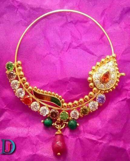 New and Latest Design of Rajasthani Desi gold naak-Nath 