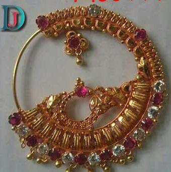 New and Latest Design of Rajasthani Desi gold naak-Nath 