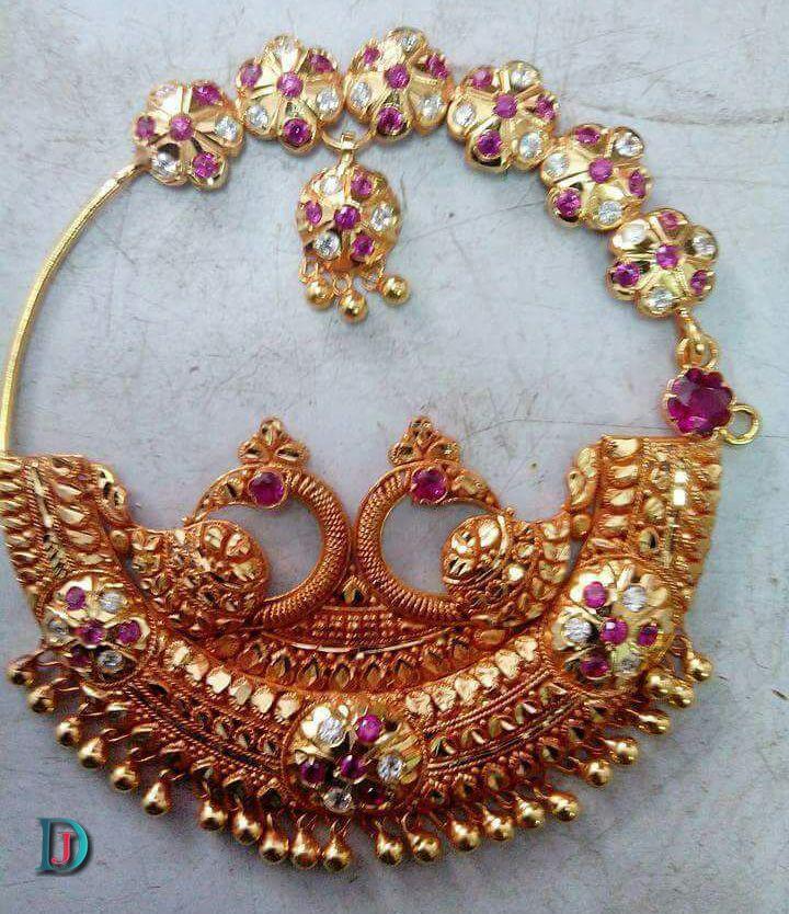 New and Latest Design of Rajasthani Desi gold naak-Nath 