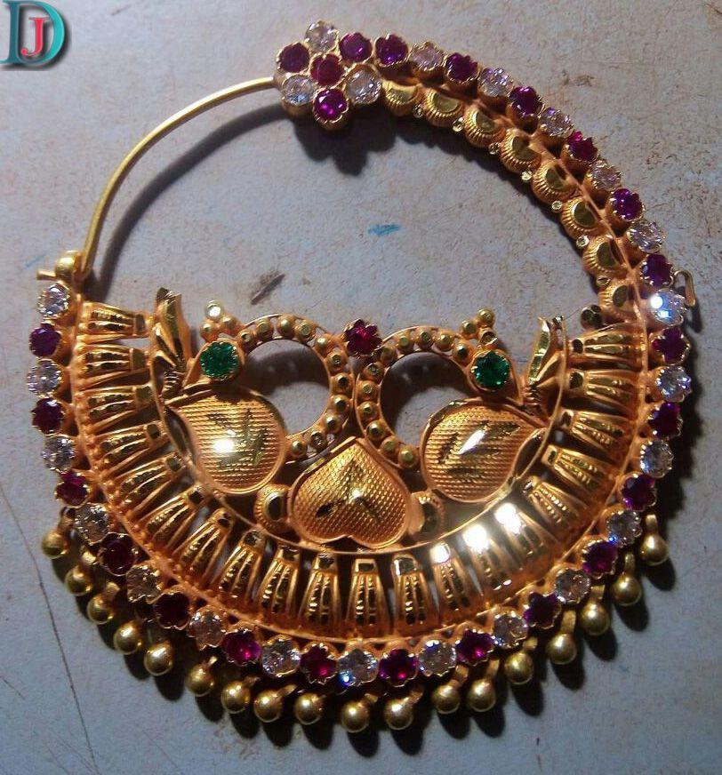 New and Latest Design of Rajasthani Desi gold naak-Nath 