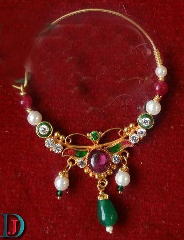 New and Latest Design of Rajasthani Desi gold naak-Nath 