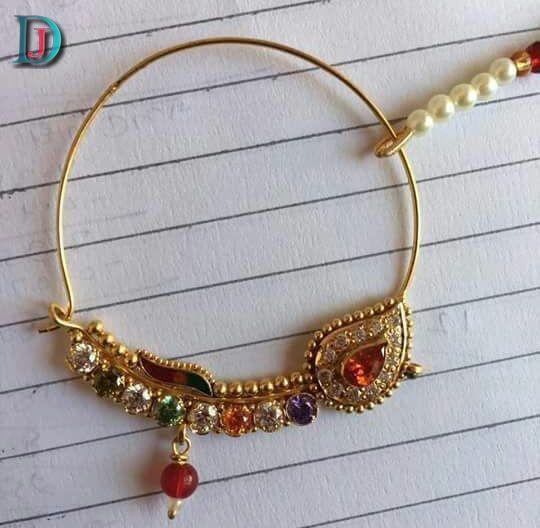 New and Latest Design of Rajasthani Desi gold naak-Nath 