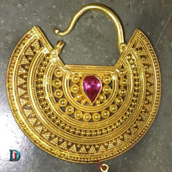 New and Latest Design of Rajasthani Desi gold naak-Nath 