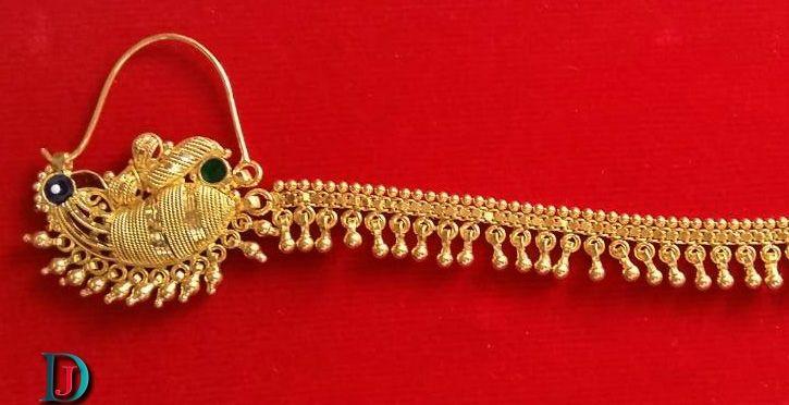 New and Latest Design of Rajasthani Desi gold naak-Nath 